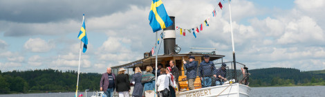 Ångbåten Herbert vid ångbåtsbryggan i Björboholm