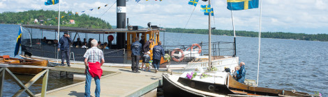 Ångbåten Herbert vid Björhoholms ångbåtsbrygga