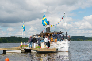 Ångbåten Herbert vid ångbåtsbryggan i Björboholm