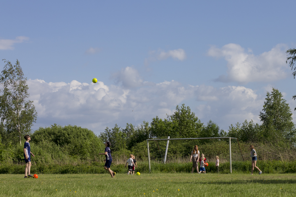 Knattefotboll i Björboholm 2020.