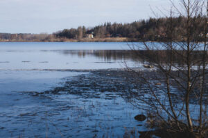 Strandkullepromenaden i Björboholm, vinter 2021.