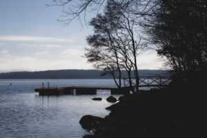 Strandkullepromenaden i Björboholm, vinter 2021.