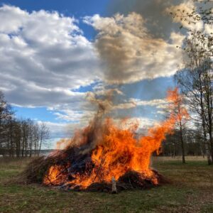 Valborsgbrasa Valborg 2022 i Björboholmsparken.