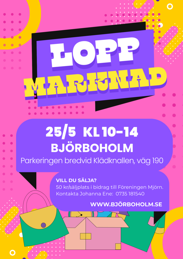 Loppis i Björboholm 2025.